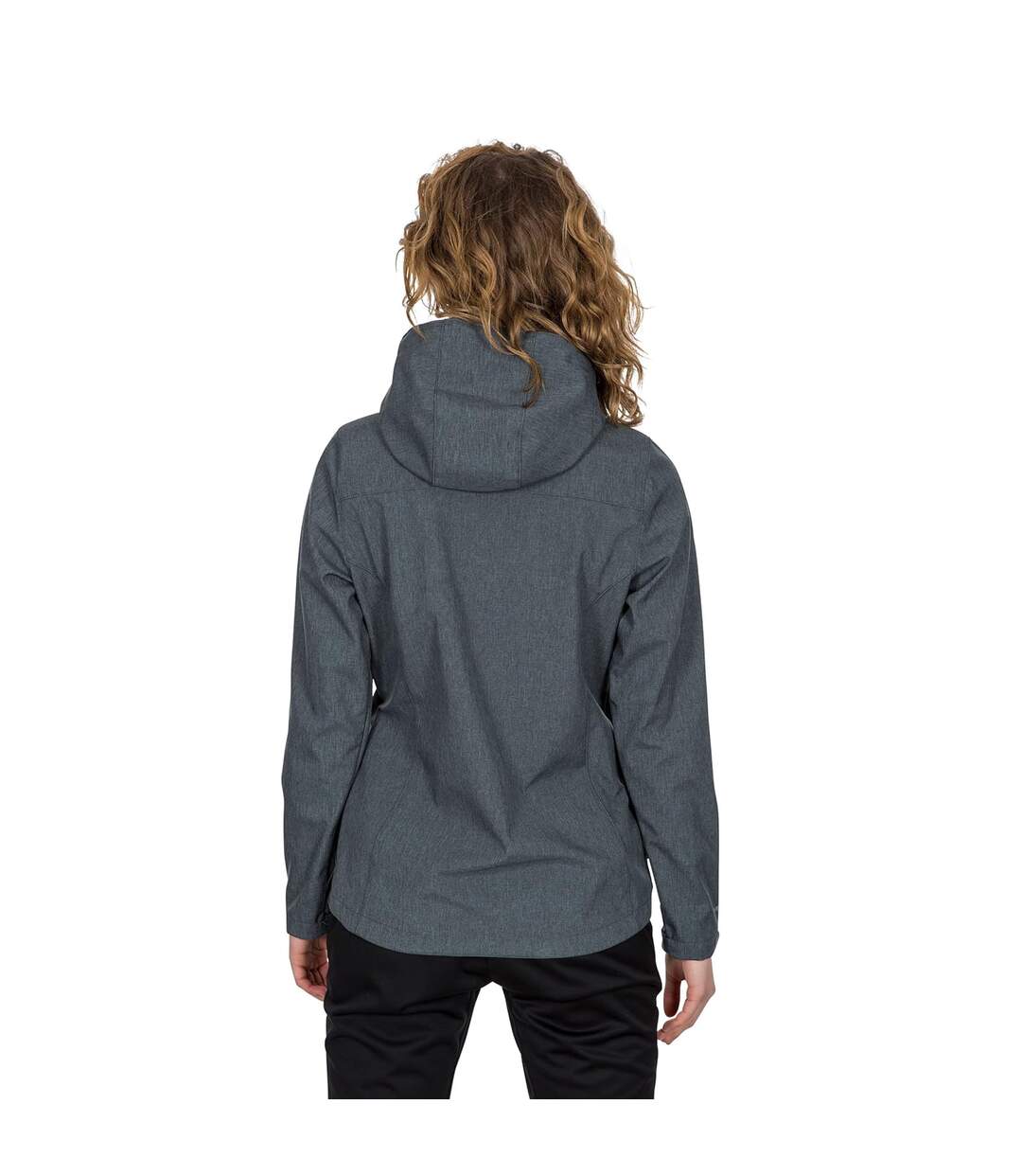 Veste Claren Femme Gris Foncé Corail Chiné Trespass-4
