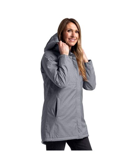 Womens/ladies Wintertime Waterproof Jacket Grey Trespass