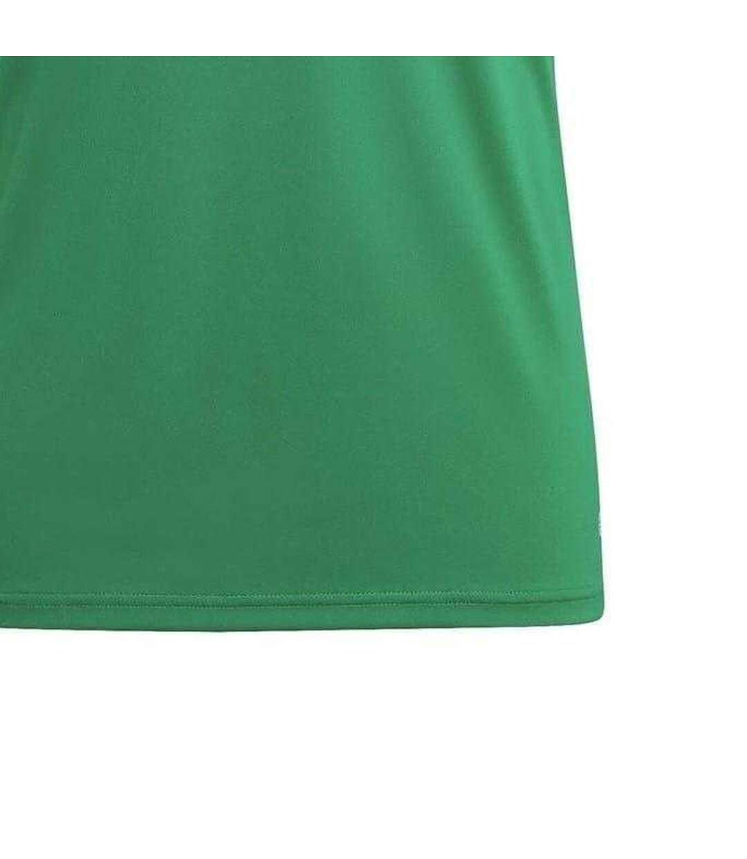 Mens Tiro Jersey V Neck Training T-shirt Green White Adidas-4