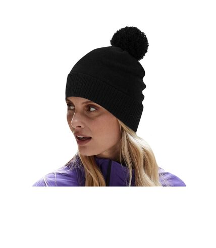 Bonnet snowstar noir Beechfield