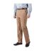 Mens Corduroy Regular Trousers Brown Harvey & Jones-1