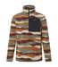 Mens Frankie Mountain Borg Fleece Top Coffee Grounds Regatta-2