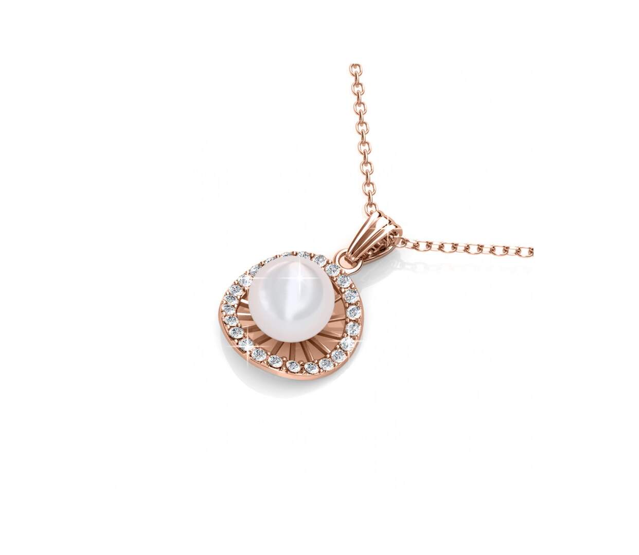 Collier et Pendentif Four Leaf , Cristal d'Autriche-3