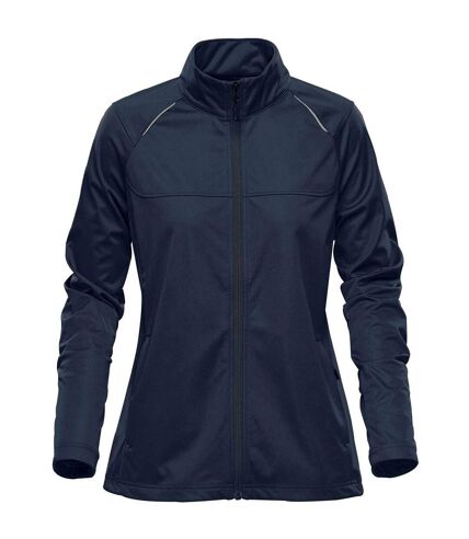 Womens/ladies greenwich lightweight soft shell jacket navy Stormtech