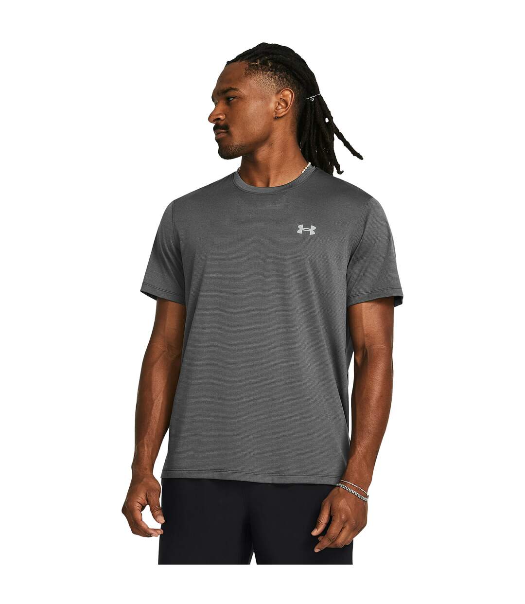 T-shirt Tech Homme Gris Gris Under Armour-1