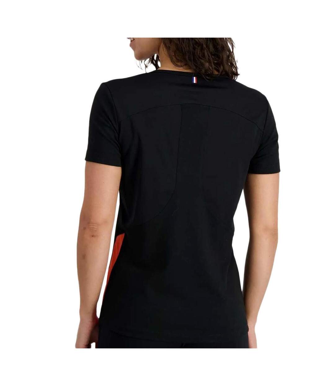 Maillot de sport noir femme le coq sportif training-2