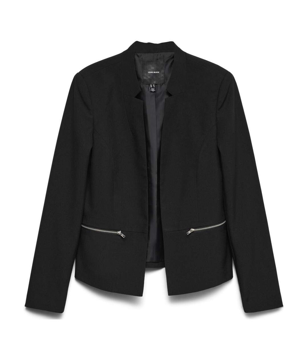 Veste noire femme vero moda barba-1