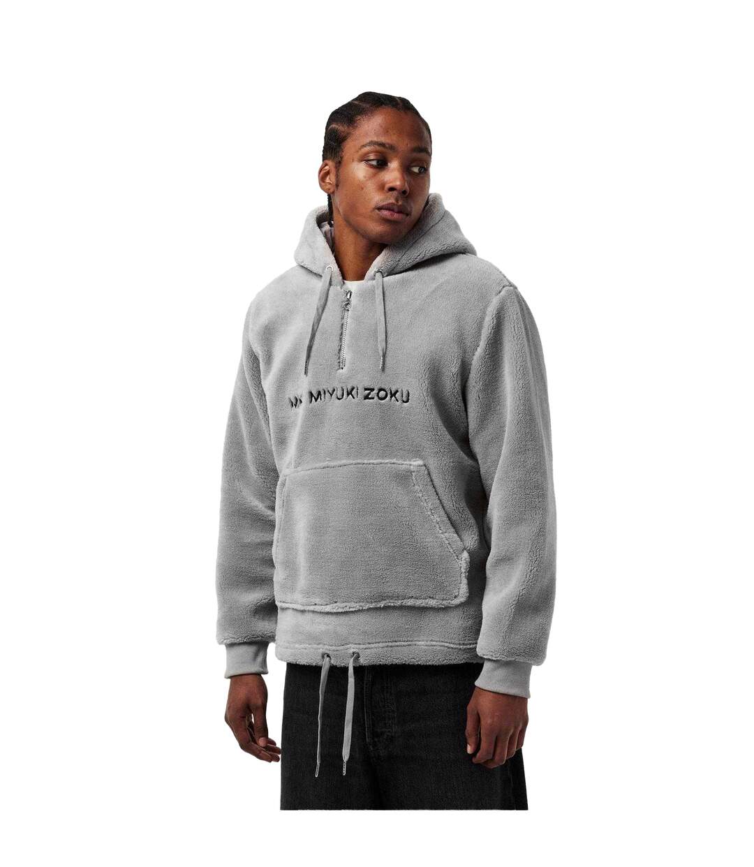 Sweat À Capuche Homme Gris MKI MIYUKI ZOKU-1