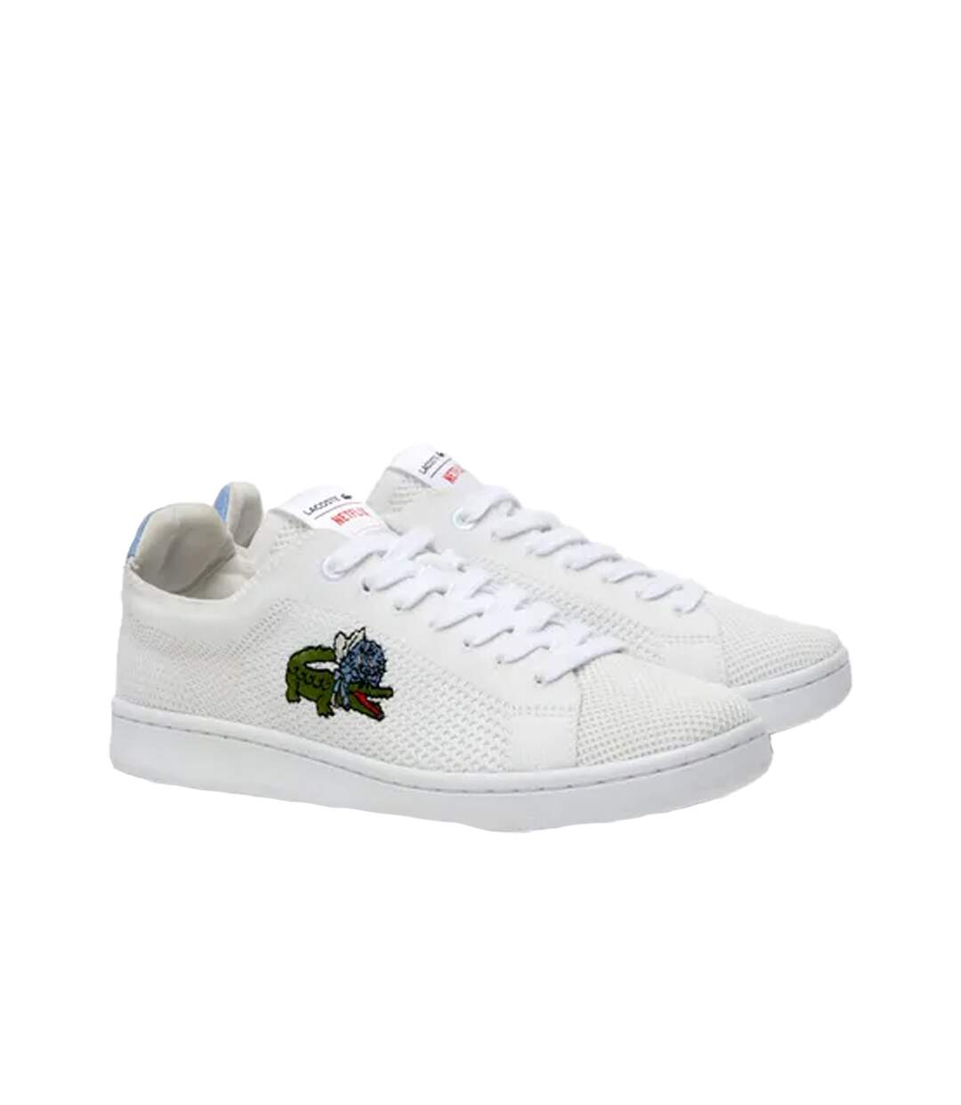Womens/ladies carnaby trainers blue Lacoste-1