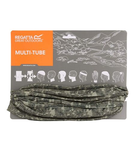 Écharpe Motif/style Camouflage Multitube Adulte Taille Unique Kaki Foncé Sauge Clair Regatta