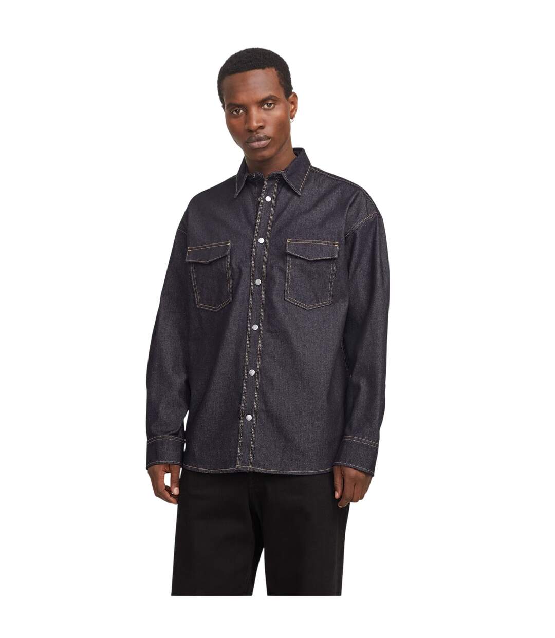 Chemise Homme Bleu Foncé Jack And Jones-1