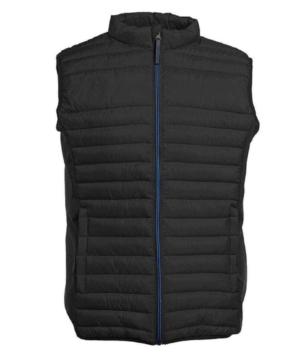 Bodywarmer bi-matière - Homme - Pen Duick - PK316 - noir et bleu roi