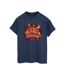 Disney Womens/Ladies The Nightmare Before Christmas Scary Christmas Cotton Boyfriend T-Shirt (Bleu marine) - UTBI41766-1