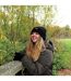 Ladies Thermal 40g 3M Insulation Fleece Lined Chenille Beanie Hat-4