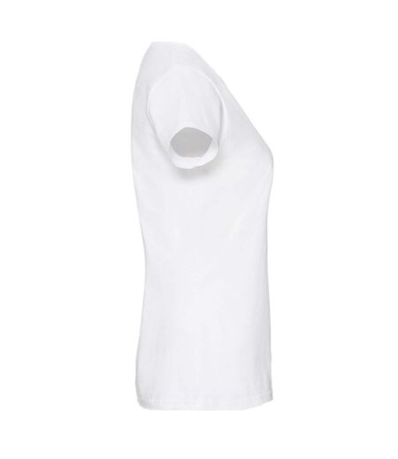 T-shirt Iconic Femme Blanc Fruit Of The Loom
