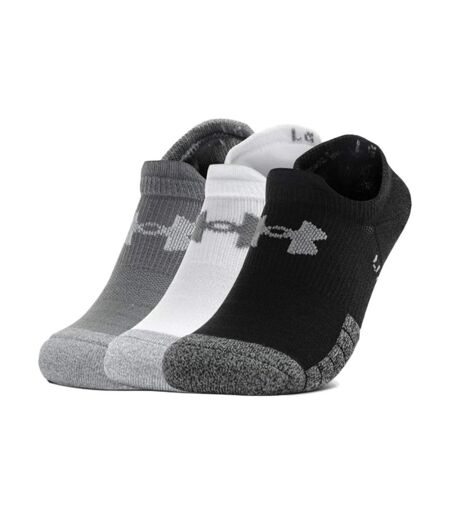 X3 Paires de Chaussettes Grises/Noires Homme Under Armour Ultra low - 47/50