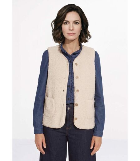 Veste sans manches en sherpa intérieur velouté
