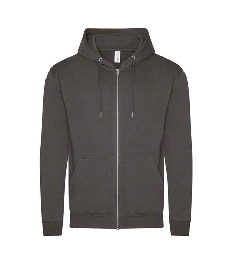 Veste À Capuche Adulte Charbon Chiné Awdis