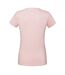 Womens/ladies Iconic 195 Premium Ringspun Cotton T-shirt Powder Rose Fruit Of The Loom-2