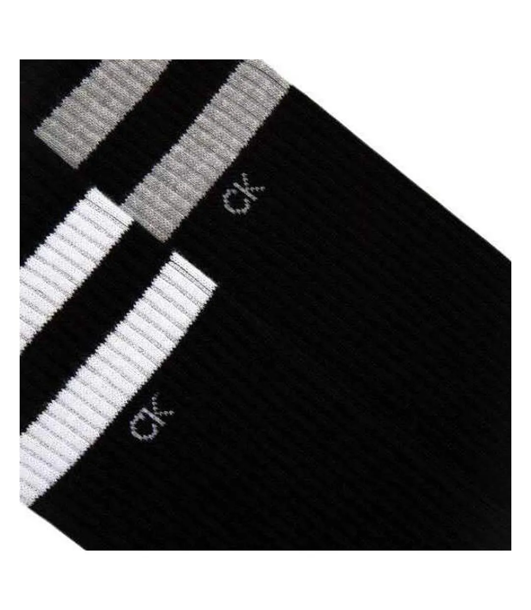 Chaussettes Motif/style Rayures Contrastées Homme Noir Calvin Klein-3