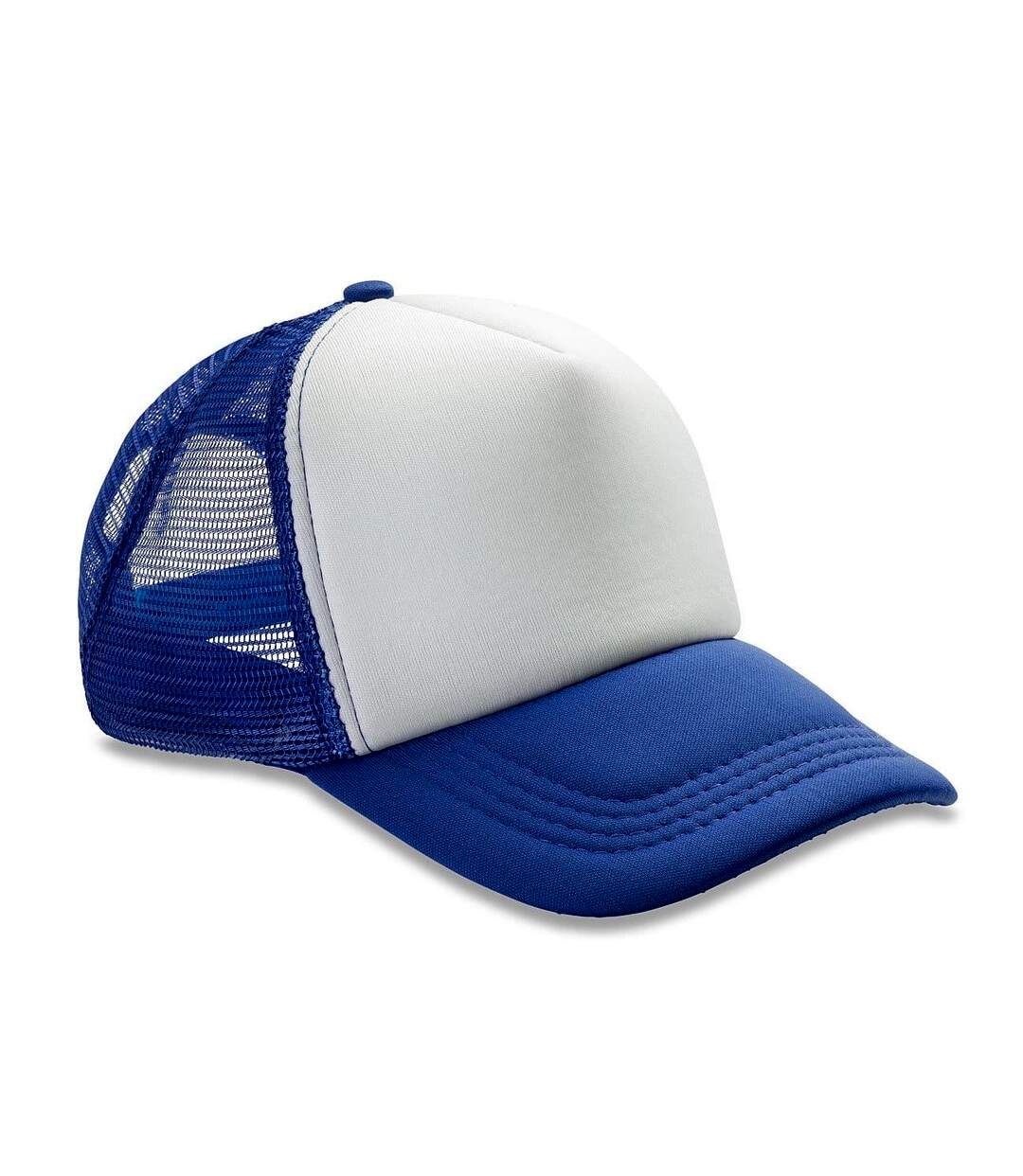 Casquette trucker detroit bleu roi / blanc Result-1