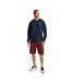 Mens Rival Fleece Sweatshirt Midnight Navy Under Armour-4