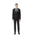 Mens Kingdon Slim Tuxedo Trousers Black Twisted Tailor-1