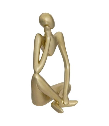 Lot de 3 Statuettes Déco Femme Le Collectionneur 17cm Or