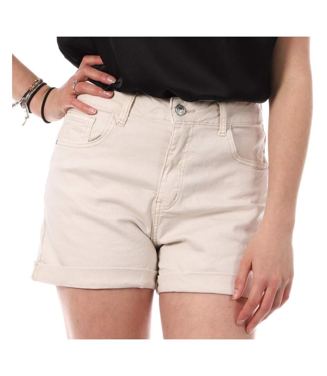 Short Beige Femme My Tina's Court - S-1