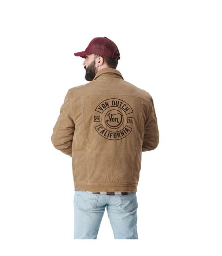 Veste homme en velours avec broderie et intérieur carreaux  Velvet Vondutch