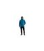 Veste Imperméable À Capuche Motif/style Topographique Cullahill Homme Bleu Imprimé Trespass-1