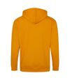 Awdis Plain Mens Hooded Sweatshirt / Hoodie / Zoodie (Orange Crush) - UTRW180
