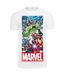 T-shirt Motif/style Avengers Homme Blanc MerchCode-1