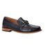 Mens Madison Leather Loafers Black Base London-1