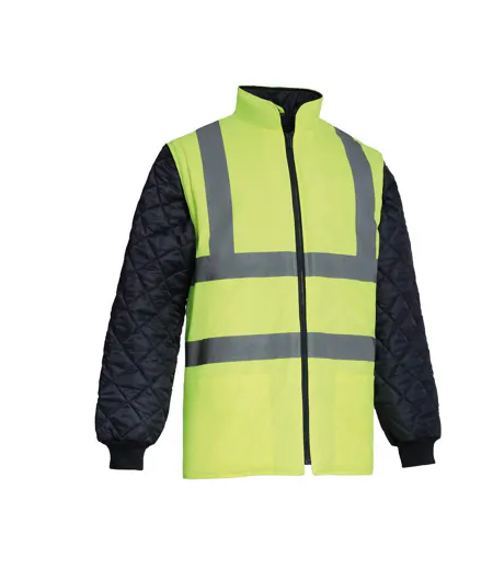 Doudoune homme jaune fluo Yoko