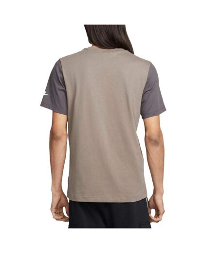 T-shirt marron homme nike m nsw repeat