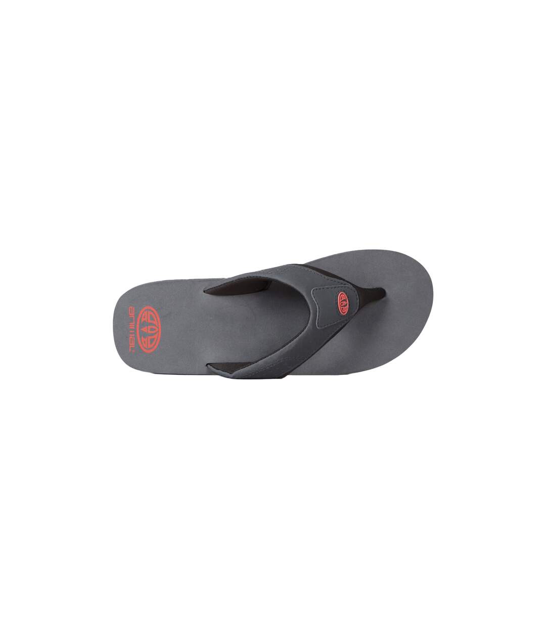 Mens Jekyl Recycled Flip Flops Asphalt Animal-2