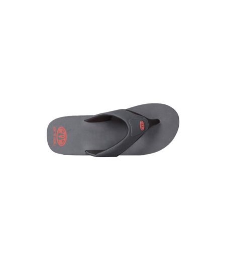 Mens Jekyl Recycled Flip Flops Asphalt Animal