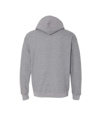 Sweatshirt à capuche unisexe gris graphite chiné Gildan