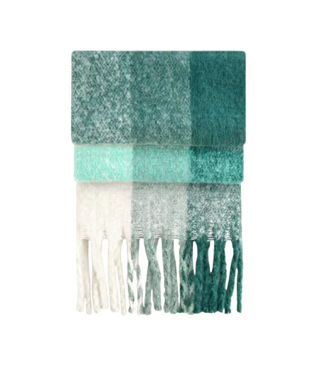 Écharpe D´hiver Motif/style À Carreaux Adulte Taille Unique Vert Beechfield