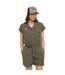 Combi-short fluide en tencel avec broderie  & print dos Aviateur Vondutch-1