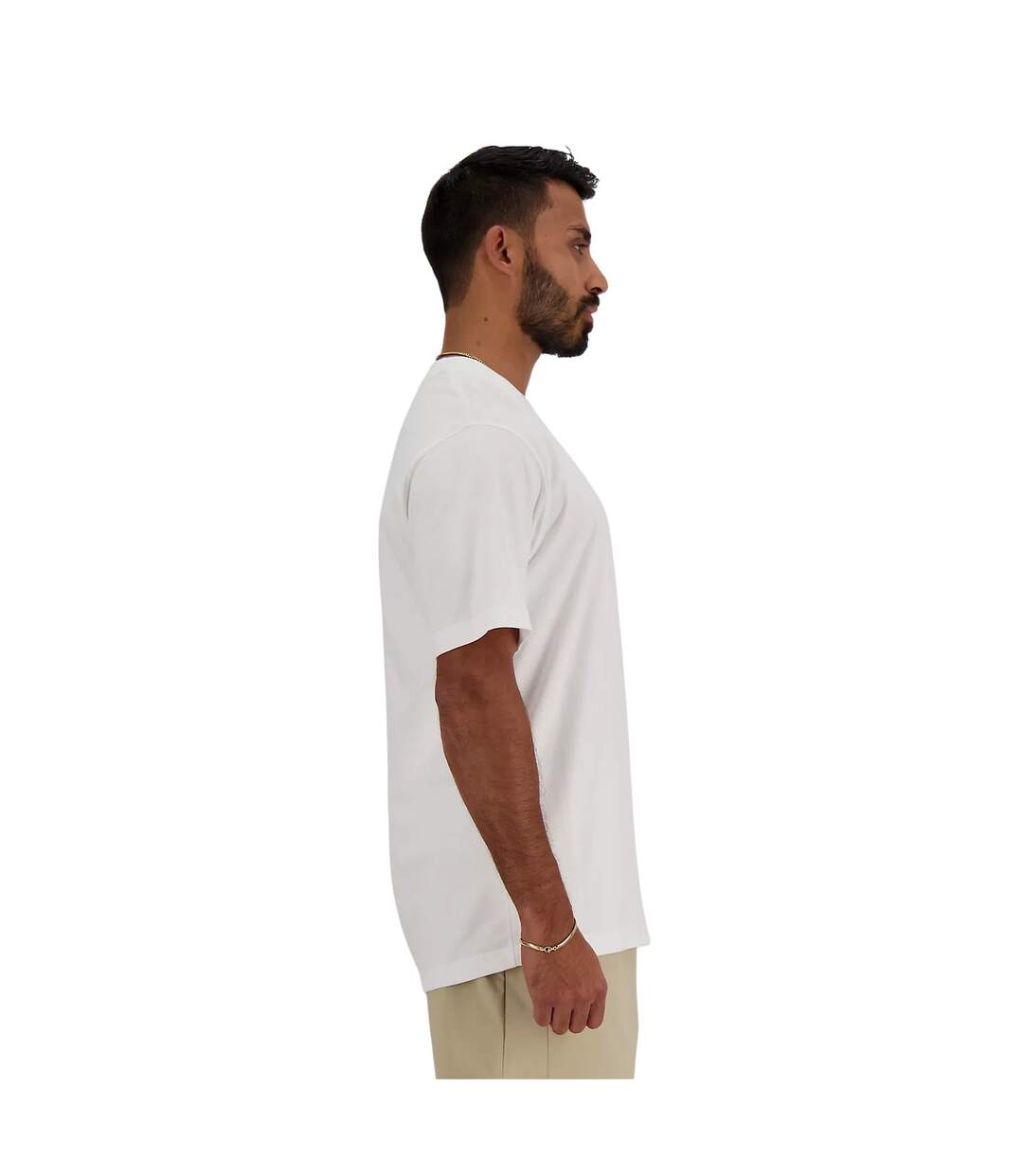 T-shirt Homme Blanc New Balance-3