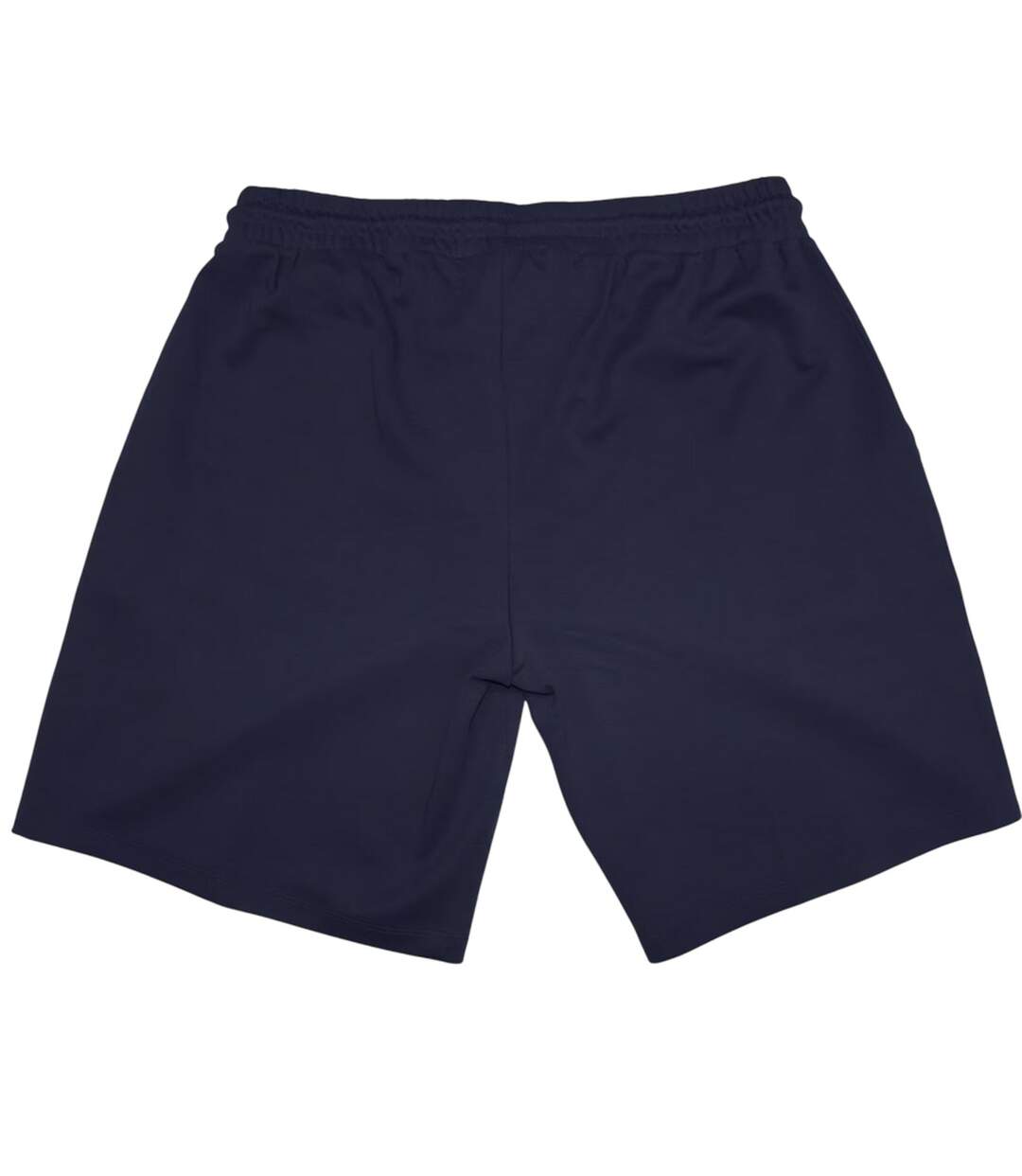 Mens Fleece Embroidered Logo Shorts Navy Aquascutum-2