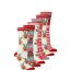 Ladies Festive Feet Christmas Novelty Socks-3