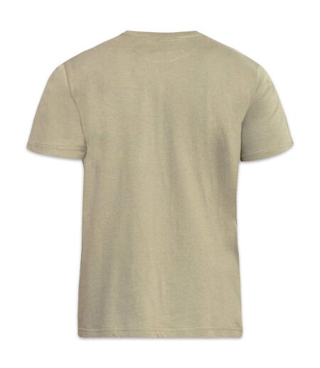 Duke Mens Flyers-2 Kingsize Crew Neck T-Shirt (Khaki) - UTDC170