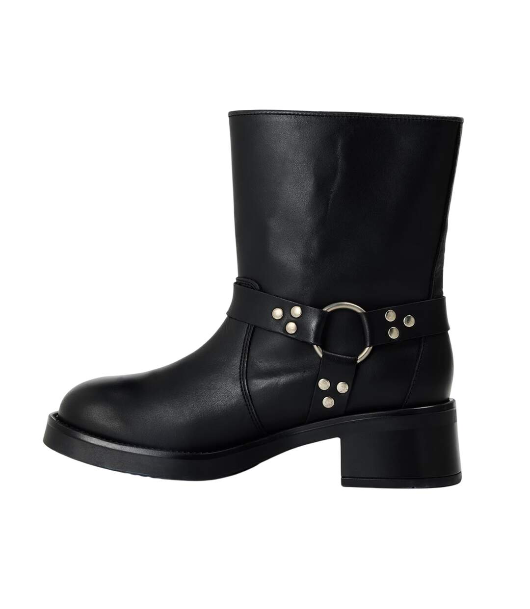 Bottes De Moto Becase Femme Noir Steve Madden-2