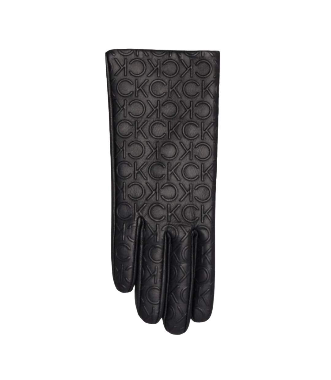 Gants Motif/style En Relief Re-lock Femme Noir Calvin Klein-2