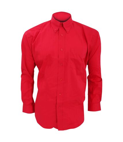 Kustom Kit Mens Long Sleeve Corporate Oxford Shirt (Charcoal) - UTBC594