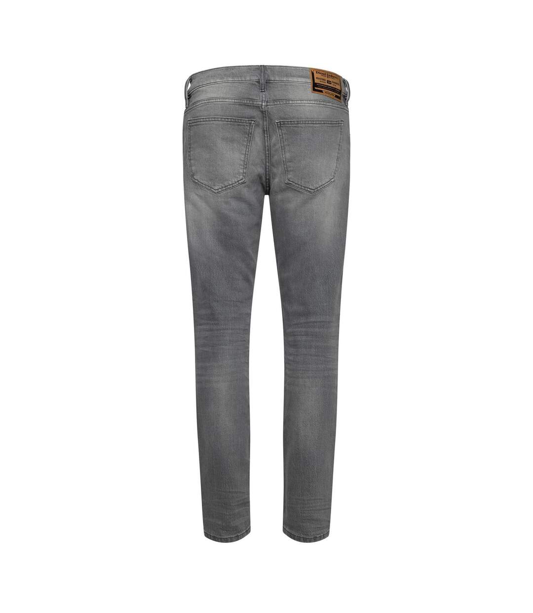 Mens D-strukt Slim Jeans Black Diesel-2