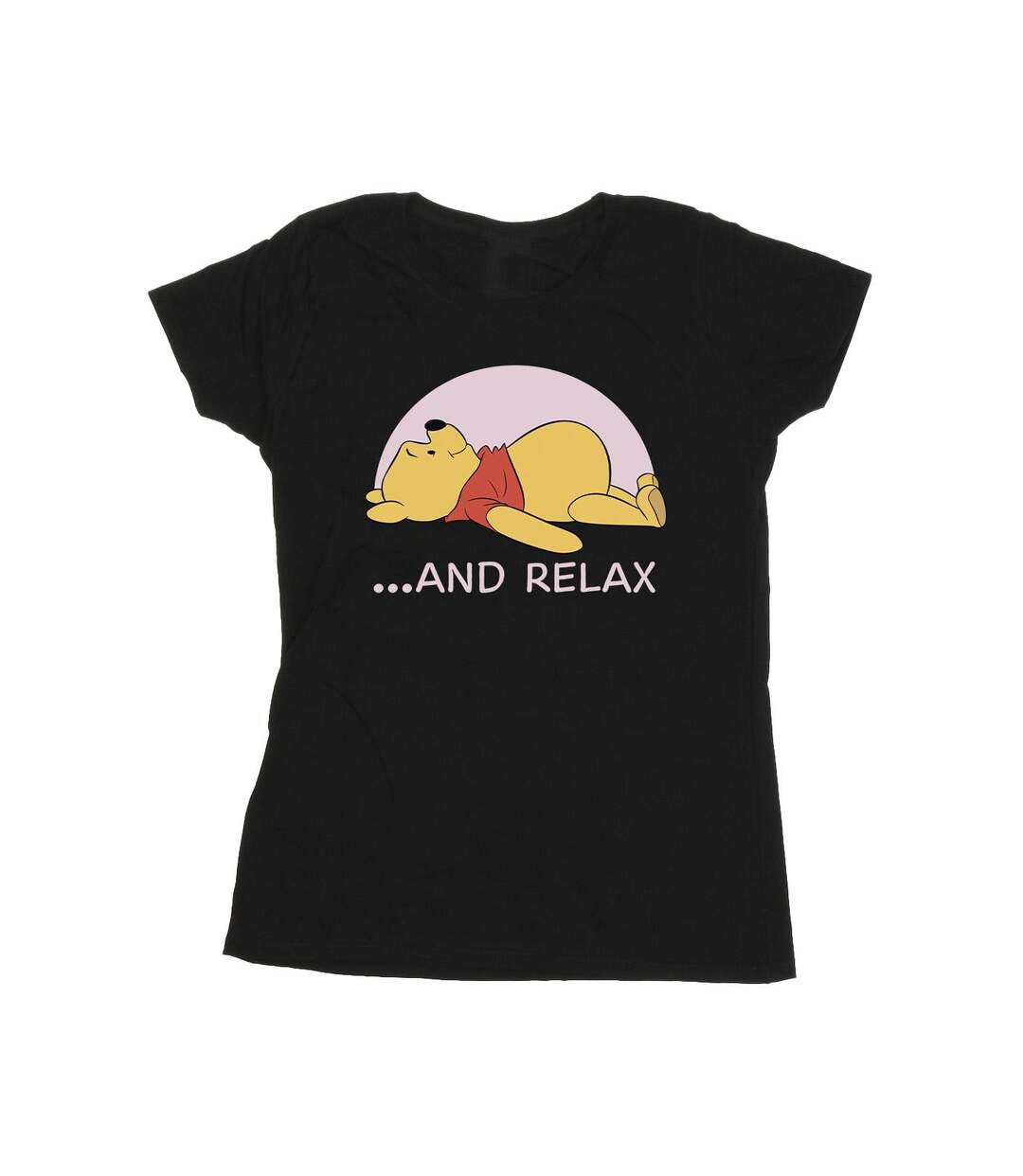 Disney T-shirt en coton relax Winnie The Pooh Femme/Ladies (Noir) - UTBI44878-1